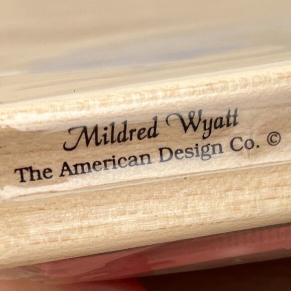 Vintage Stamps Happen Inc Wood-mounted 4x4 "A Note From" Retired Rubber Stamp - Picture 4 of 12